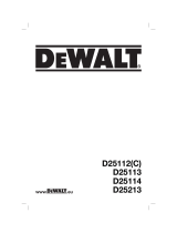 DeWalt D25213 Bruksanvisning