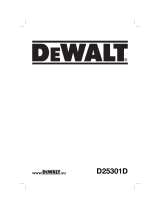DeWalt D25301D Användarmanual
