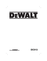 DeWalt Akku-/Netz-Radio DC 013 Användarmanual