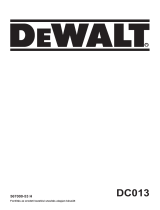 DeWalt DC013 Användarmanual