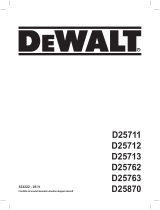 DeWalt D25711K Användarmanual