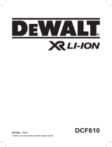 DeWalt DCF610 Användarmanual