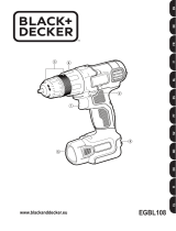 Black & Decker EGBL108 Användarmanual