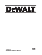 DeWalt DC411 Användarmanual