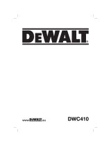 DeWalt DWC410 T 1 Bruksanvisning