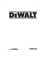 DeWalt DW152 Bruksanvisning