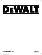 DeWalt DW733 Användarmanual