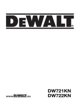 DeWalt DW721KN Bruksanvisning