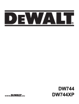 DeWalt DW744XP Bruksanvisning