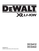 DeWalt DCG422 Användarmanual