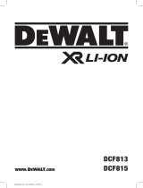 DeWalt DCF815 Användarmanual