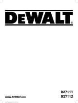 DeWalt D27112 Användarmanual