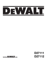 DeWalt D27112 T 2 Bruksanvisning