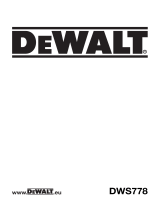 DeWalt DWS778 Användarmanual