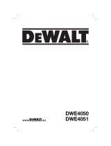 DeWalt DWE4050 Bruksanvisning