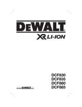 DeWalt DCF880 Bruksanvisning