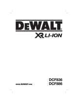 DeWalt DCF836 Användarmanual