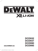 DeWalt DCD932 Användarmanual