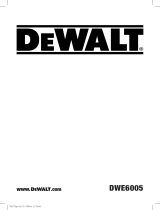 DeWalt DWE6005- GB Användarmanual