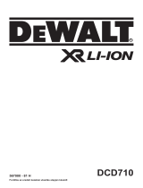 DeWalt DCD710 Användarmanual