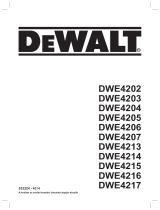 DeWalt DWE4203 Användarmanual