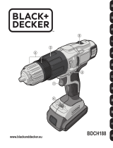 Black & Decker 2-Gang Akku-Schlagbohrschrauber 18 Volt BDCH188N -ohne Akku und Ladegerät Användarmanual