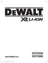 DeWalt DCF886 Användarmanual