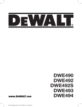 DeWalt DWE494 Bruksanvisning