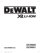 DeWalt DCN661 Bruksanvisning