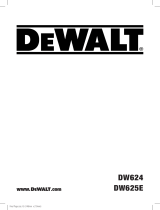 DeWalt DW624 Användarmanual