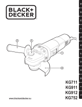 Black & Decker KG752 Användarmanual