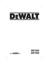 DeWalt DE7025 Användarmanual