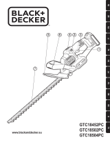 Black & Decker GTC18502PC Användarmanual