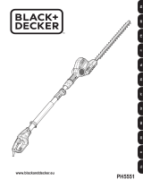 Black & Decker PH5551 Heckenschere Bruksanvisning