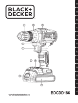 Black & Decker BDCDD186 Användarmanual