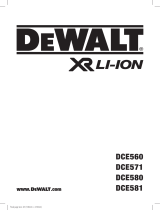 DeWalt DCE580D1 Användarmanual