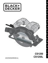 Black & Decker CS1250L Användarmanual
