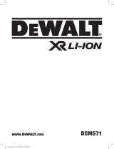 DeWalt DCM5712 Användarmanual