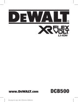 DeWalt XR FLEX VOLT LI-ION DCB500-LX Användarmanual