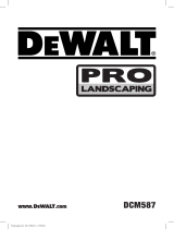 DeWalt Pro Landscaping DCM587 Användarmanual