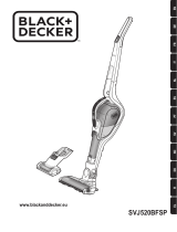 Black & Decker Dustbuster SVJ520BFSP Användarmanual