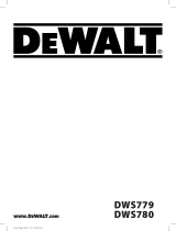 DeWalt DWS780 Användarmanual