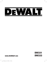 DeWalt DW331 Användarmanual