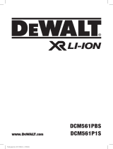 DeWalt DCM561PBS Användarmanual