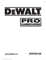 DeWalt DCST5812N Användarmanual