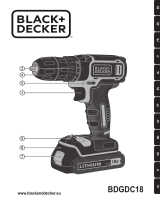 Black & Decker BDGDC18 Användarmanual