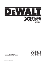 DeWalt DCS575 Användarmanual
