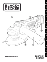 BLACK DECKER BCG720 M1 Bruksanvisning