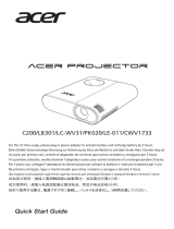 Acer C200 Användarmanual