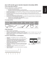 Acer CB241HQK Snabbstartsguide